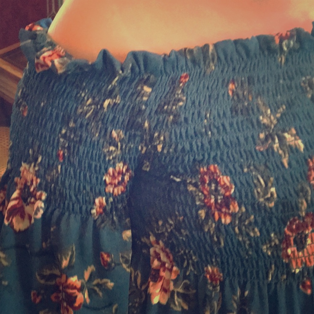 Dress with flowers